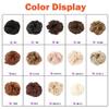 Beauty Elastic Band With Hair Messy Bun Scrunchie Chignon With Elastic Band Messi Hairpieces Donut For Women Kids FQ-10-86 view 4