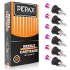 Tattoo Cartridge Needles - 20Pcs Disposable Tattoo Needles Cartridge Finger Ledge Integration Tattoo Cartridge Needles Standard 5RM Needles for Cartridge Tattoo Pen Machine(1205RM) view 1