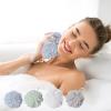 4pcs Shower Flower Bath Ball In Frosted Bag, Shower Flower Bath Flower Shower Sponge for Bath and Exfoliator Soft view 2