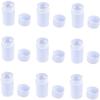 Healthcom 10 Pcs 30ml Plastic Deodorant Containers Round Lip Balm Tubes Twist-up Filling Stick 1 Oz Refillable Plastic Deodorant Bottles Cosmetic for DIY Deodorant Lipstick Crayon Chapstick(White) view 1