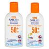 Safe Sea Jellyfish Sting Protective Lotion 50+ SPF kids and adults 2-pack view 1