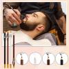 4pcs Beard and Hairline Tracing Pencils with Built-in Sharpener for Precise Styling and Shaping view 3