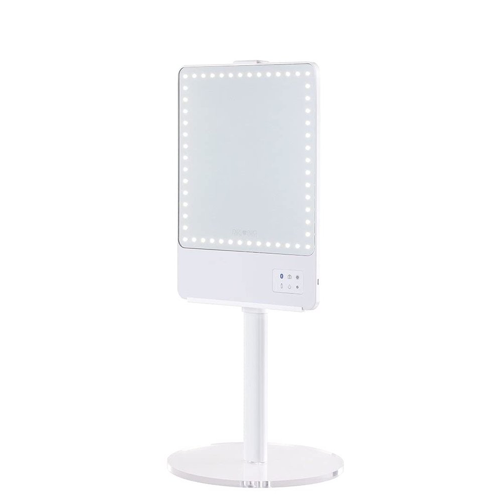 RIKI Skinny Vanity Stand | Adjustable Height Stand for RIKI Skinny Mirrors (White)