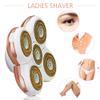 EwaCCen Women's Electric Shaver Replacement Heads : 5 Legs Hair Removal Razor Replacement Heads 4D Floating Heads Replacement Blades for Women view 2