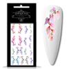 IBDI INKVICTUS Flower Nail Decals / Sliders 5066 Glitter Nail Decals, Sliders for Manicure or Pedicure, Decal for Nails, Slider for Manicures and Pedicures, Nail Art, Creates Stunning Look view 1