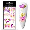 INKVICTUS Summer Leaf Nail Decals / Sliders 5504 for Manicure or Pedicure, Decal for Nails, Slider for Manicures and Pedicures, Nail Art view 1