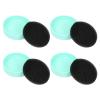 4pcs Makeup Brush Cleaning Box color remover sponge makeup brush cleaning case makeup brushes color removal cleaner silicone pads Silica gel scrubber cleansing view 1
