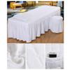 1pcs Bedskirt ONLY Solid Beauty Salon Massage Table Bed Sheet Bedspread Skin-Friendly Massage Sheet SPA Bed Full Cover with Skirt 190x80cm view 3