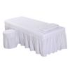 1pcs Bedskirt ONLY Solid Beauty Salon Massage Table Bed Sheet Bedspread Skin-Friendly Massage Sheet SPA Bed Full Cover with Skirt 190x80cm view 4