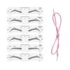 KKPLZZ Plastic Eyebrow Mold, PEVA Soft Shaper DIY Model With Elastic Band, Assist Makeup Tools for Beginner view 1