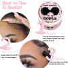 Edge Control Wax for Women Strong Hold Non-greasy, Edge Wax Styling Gel for Black Women Hair No Flaking, White Residue, Shine and Smooth Strawberry Scent 4oz view 3