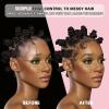 Edge Control Wax for Women Strong Hold Non-greasy, Edge Wax Styling Gel for Black Women Hair No Flaking, White Residue, Shine and Smooth Strawberry Scent 4oz view 4