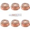 Replacement Heads for Finishing Touch Flawless Generation 2 Facial Hair Remover, 6 Count view 1