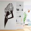 Pretty Woman Wall Decals Hair Salon Beauty Master Barber Vinyl Sticker Hairstyle Barbershop Decor EA116 (Black, Medium) view 3