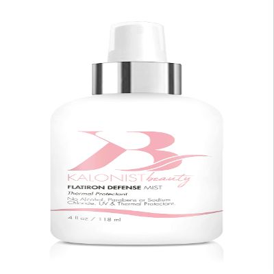 Kalonist Beauty Flat Iron Defense Mist, Thermal Protectant, Protect Against Heat Damage and Safe for Wigs and Hair Extensions