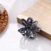 EXCEART Decorative Rhinestone Hair Accessories - 2Pcs Mini Retro Crystal Claw Clips With No-Slip Metal Grip Jaw Barrette Clamps for Women and Girls view 4