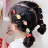 Petunny Hair Ties, 30Pcs Cute Cartoon Fruit Rubber Hair Bands for Girls, Infants, Kids Toddlers, Birthday Gift (Random Color, Transparent) view 2