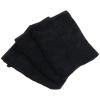 Beaupretty 3pcs Body Wash Mitts Soft Face Mitten Face Cleansing Gloves Reusable Makeup Remover Mitt Gloves European Style Wash Cloth Black view 1