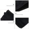Beaupretty 3pcs Body Wash Mitts Soft Face Mitten Face Cleansing Gloves Reusable Makeup Remover Mitt Gloves European Style Wash Cloth Black view 3