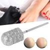 2.35mm Pedicure Nail Drill Bit, Stainless Steel Foot Dead Skin Removal, Polishing Head Accessories Tool(B3C) view 2