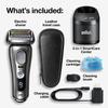 Braun Electric Razor for Men, Series 9 Pro 9465cc Wet & Dry Electric Foil Shaver with ProLift Beard Trimmer, Cleaning & Charging SmartCare Center, Head Shavers for Bald Men, Noble Metal view 2