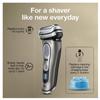 Braun Electric Razor for Men, Series 9 Pro 9465cc Wet & Dry Electric Foil Shaver with ProLift Beard Trimmer, Cleaning & Charging SmartCare Center, Head Shavers for Bald Men, Noble Metal view 4