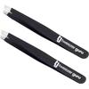 Tweezer Guru Tweezers for Women Facial Hair & Men  Precision Slant-Pointed Eyebrow Tweezer for Ingrown Hair, Blackhead & Splinter Removal (2 Black) view 1