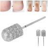 2.35mm Pedicure Nail Drill Bit, Stainless Steel Foot Dead Skin Removal, Polishing Head Accessories Tool(B3F) view 4