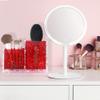 LUANT Vanity Countertop Accessory Oranizer, Holder for Makeup Brush and Teethbrush, Cotton Swabs Balls and Cosmetic Pads Storage, Gift for Mom, Teach, Wife and Girl Friend view 2