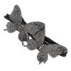 Beaupretty Rhinestone Hair Accessories Hair Bun Making Styling Tool Rhinestone Butterflies Hair Bun Maker Hair Band Accessory Bun Shaper for Hair Wedding Bun Hair Accessory Hair Donut view 1