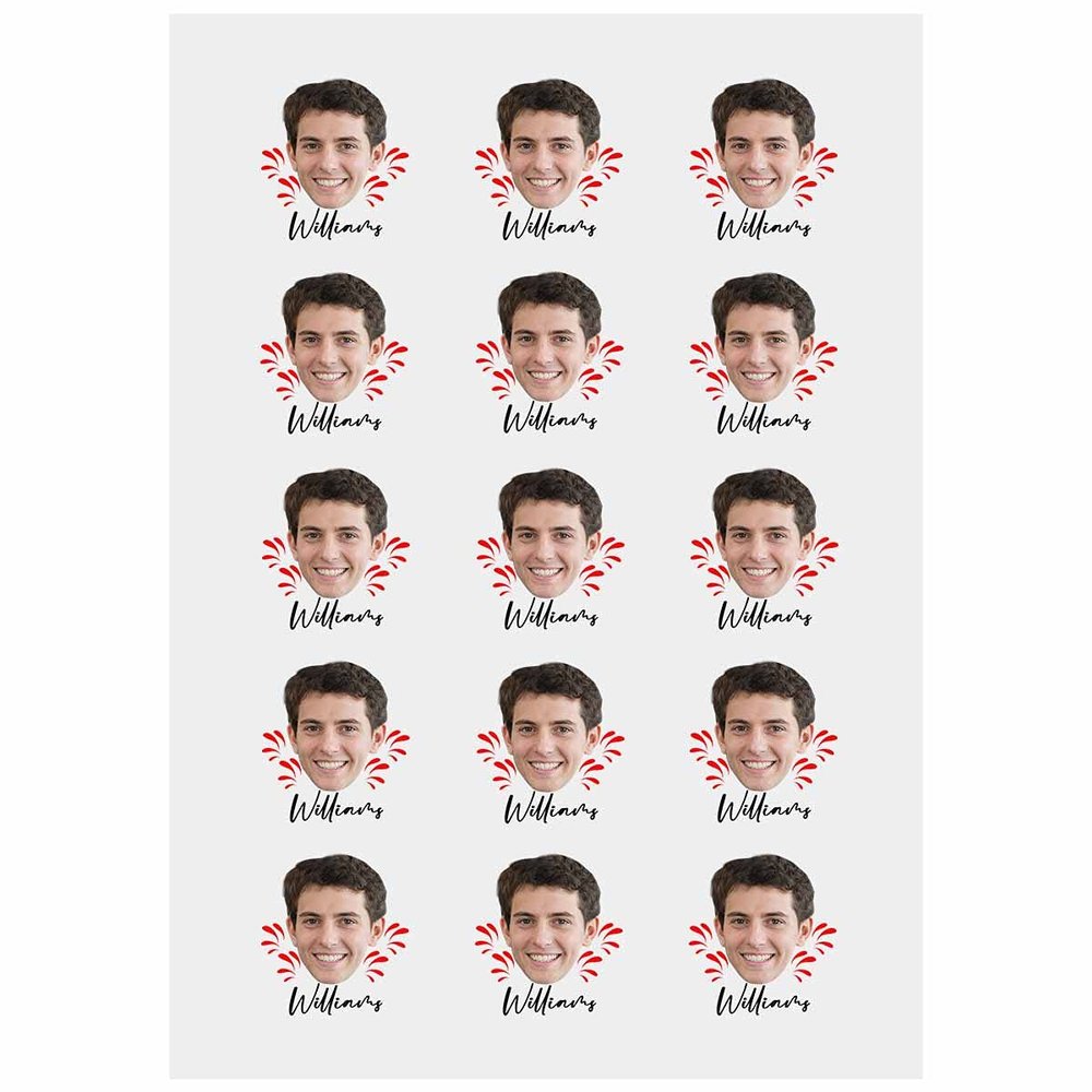 Custom The Groom Face Temporary Tattoos Adult, Personalized Fake Tattoos for Funny Bachelorette Party, Funny Temporary Tattoos for Women,15 tattoos in One Paper Design11