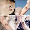 Custom The Groom Face Temporary Tattoos Adult, Personalized Fake Tattoos for Funny Bachelorette Party, Funny Temporary Tattoos for Women,15 tattoos in One Paper Design11 view 3