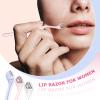 6Pcs Eyebrow Razor Mini Eyebrow Razor Trimmer Female Face Shaver Lip Hair Remover with Precision Cover Small Shaver for Women Makeup Face Care Tools(Clear, Clear Purple, Light Blue) view 4