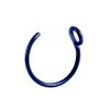 LALANG Lip Stud Earring Fake Nose Ring Reusable Fish Hook Lip Ring Non-Piercing Nose Ring Nose Nail Lip Clip Lip Nail (blue) view 1