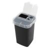 Disposal Blade Container, Strong Sealing Shaving Knife Blade Disposal Collect Box Safety Razor Case for Men Barbershop Hair Salon(Black) view 1