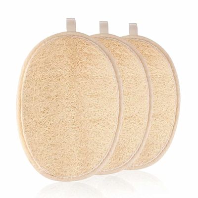 8 Pack Loofah Sponge Pad Bath Shower Brush Pads for Men Women
