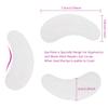 Flylin 100 Pairs Under Eye Pads, Eyelash Extension Gel Patches Hydrogel Eyes Patches Lint Free Eye Pads for Eyelash Extension Supplies view 4