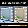 LED Makeup Vanity Mirror (Black) view 3