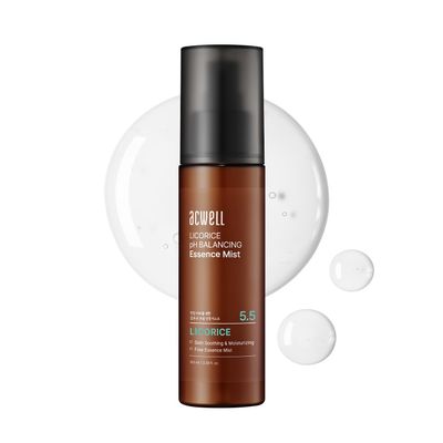 ACWELL Licorice pH Balancing Essence Hydrating Face Mist 3.38 fl.oz. - Soothing and Hydrating with Licorice Water for Instant Moisturization, Facial Mist Without Nitrogen for All Skin Types