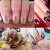 30 Sheets Gold Nail Art Stickers with 8 Sheets Butterfly Nail Art Stickers view 3