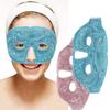 2PCS Ice Face Mask, Cold Hot Gel Face Eye Mask, Ice Mask with Soft Plush for Cooling Freezer Eye Mask for Puffy Eyes, Redness, Headaches, Stress view 1