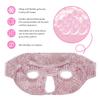 2PCS Ice Face Mask, Cold Hot Gel Face Eye Mask, Ice Mask with Soft Plush for Cooling Freezer Eye Mask for Puffy Eyes, Redness, Headaches, Stress view 3