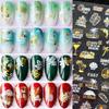 8 Sheets Gold Leaf Nail Art Stickers with 8 Sheets Butterfly Nail Art Stickers view 3