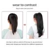 HSPJHTM Ponytail Extension,24" Black Claw Clip Hair Extensions for Women Straight Hair Piece Synthetic Wavy Pony Tail Halloween Fluffy Daily Use view 3