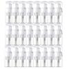 1 oz Mini Empty Foam Pump Bottle Refillable Clear Plastic Foam Mousse Pump Bottle Foaming Soap Pump Dispenser for Cleaning, Travel, Cosmetics Packaging24PCS, 30ML, Clear view 1