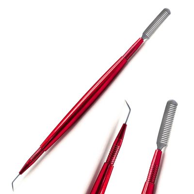 AAProTools Red Eyelash Volume Eye Lash Lashes Lifting Lifter Perm Perming Separating Tool Steel Comb