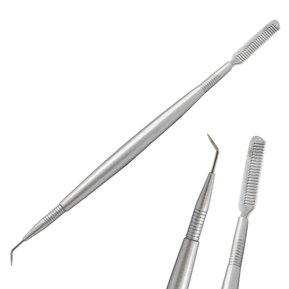 AAProTools Silver Eyelash Volume Eye Lash Lashes Lifting Lifter Perm Perming Separating Tool Steel Comb