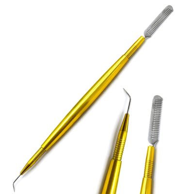 AAProTools Gold Eyelash Volume Eye Lash Lashes Lifting Lifter Perm Perming Separating Tool Steel Comb