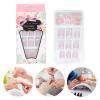 24PCS Nude Nails,French Nude Nails,Acrylic French Manicure Set,Short Press Full Cover Ballerina Artificial Nail Tips for Daily DIY Salon Not Easy to Scratch view 2