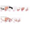 24PCS Nude Nails,French Nude Nails,Acrylic French Manicure Set,Short Press Full Cover Ballerina Artificial Nail Tips for Daily DIY Salon Not Easy to Scratch view 4